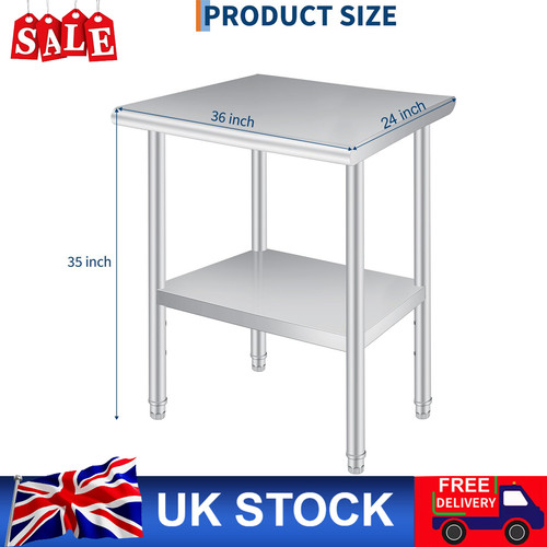 Stainless steel table shelves - steel,