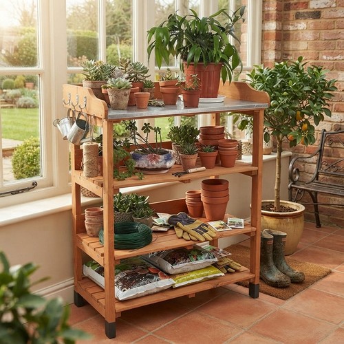 Versatile garden potting table - garden,