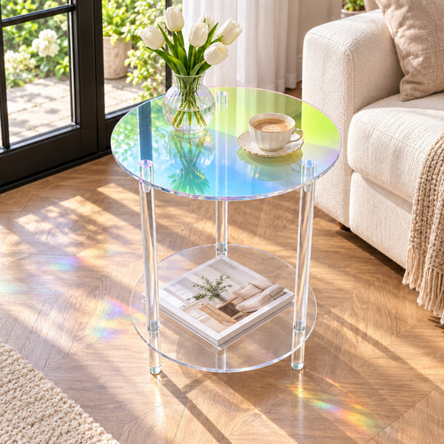 Iridescent acrylic side - acrylic,