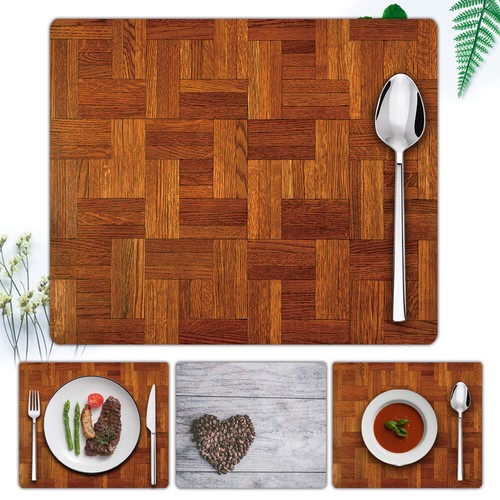 Pcs leather placemats - 1, pu