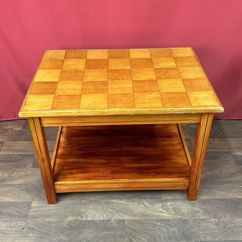 Coffee side table square - side,