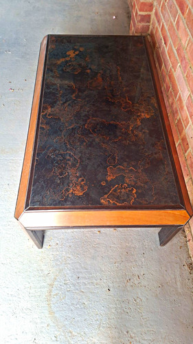 Rectangular brown wood coffee - rectangular,