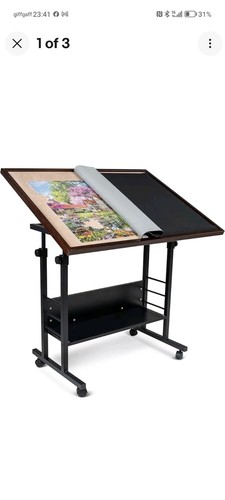 Jigsaw puzzle table tilt - table, &