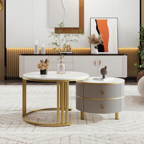 Flieks mdf round coffee - mdf,
