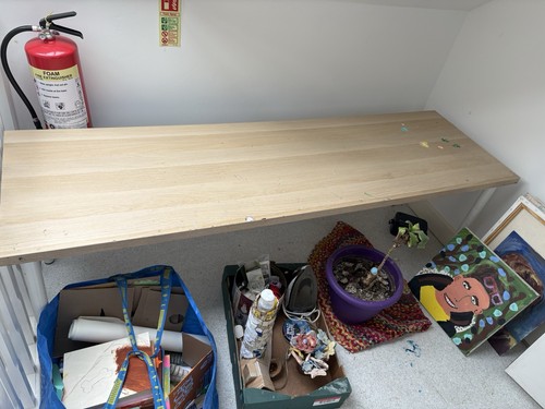 Ikea table 200x60x62 - ikea, beige