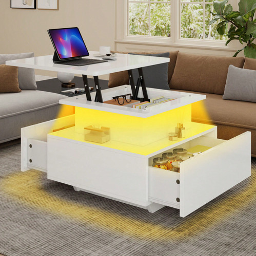 High gloss coffee - coffee, table